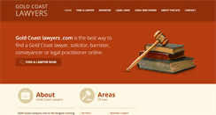 Desktop Screenshot of goldcoast-lawyers.com