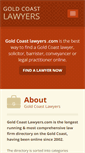 Mobile Screenshot of goldcoast-lawyers.com